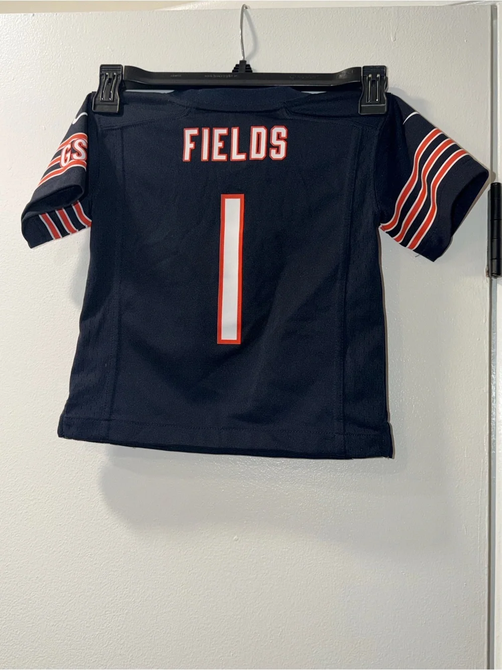 Nike Kids Navy Football Jersey with White & Red Trim